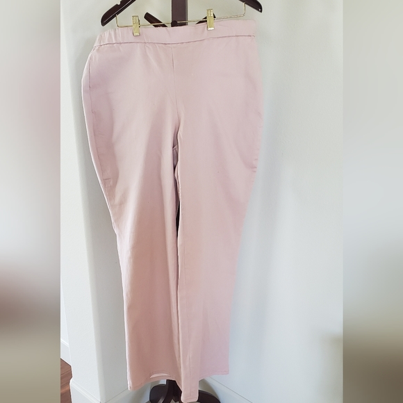 Anne Klein Pants - Anne Klein mauve trousers w/tummy control panel - size 16W - NEW